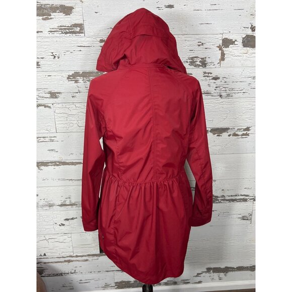 LULULEMON Rain For Daze Hooded Zip Jacket Prep Red Sz 6 NWOT - Picture 4 of 7